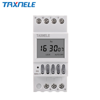 Din Rail Timer Switch School Bell Controller Digital Weekly Programmable Electronic Time Switch 220V Auto Bell Ring Timer