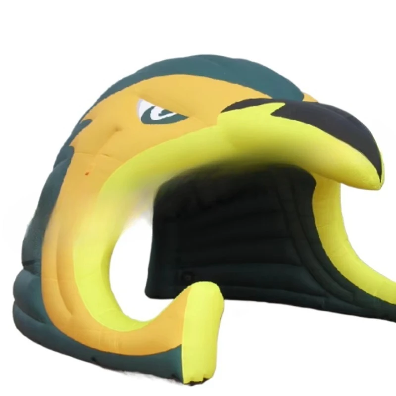 

An inflatable tunnel for a football match