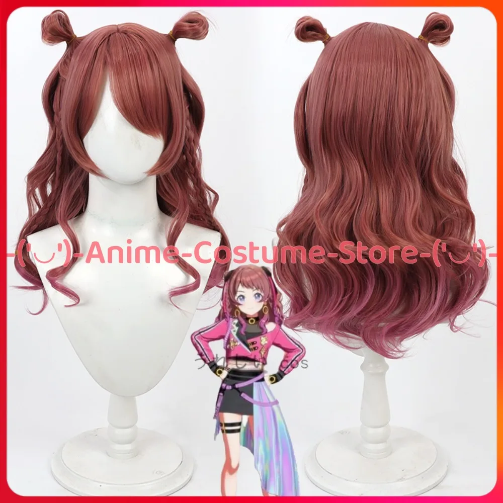

Gakuen Idolmaster Hanami Saki Cosplay Wig Anime Character Halloween Carnival Party Costume Wigs Heat Resistant Synthetic Hair