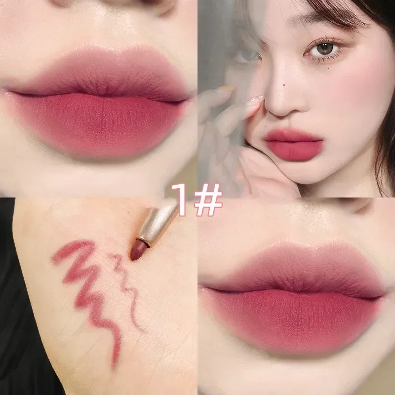 ใหม่ Lip Liner ลิปสติกกันน้ําดินสอ Long Lasting Moisturizing Lip Pencil Contour Tint Moisturizer Lipliner