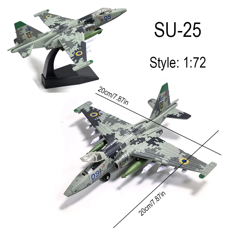 Conjunto de Blocos de Montar Criativos de Modelos Militares, Série de Caças Stealth SU-27 SU-25 B2 SU-35S SU-57, Brinquedos para Meninos, Presente de Natal