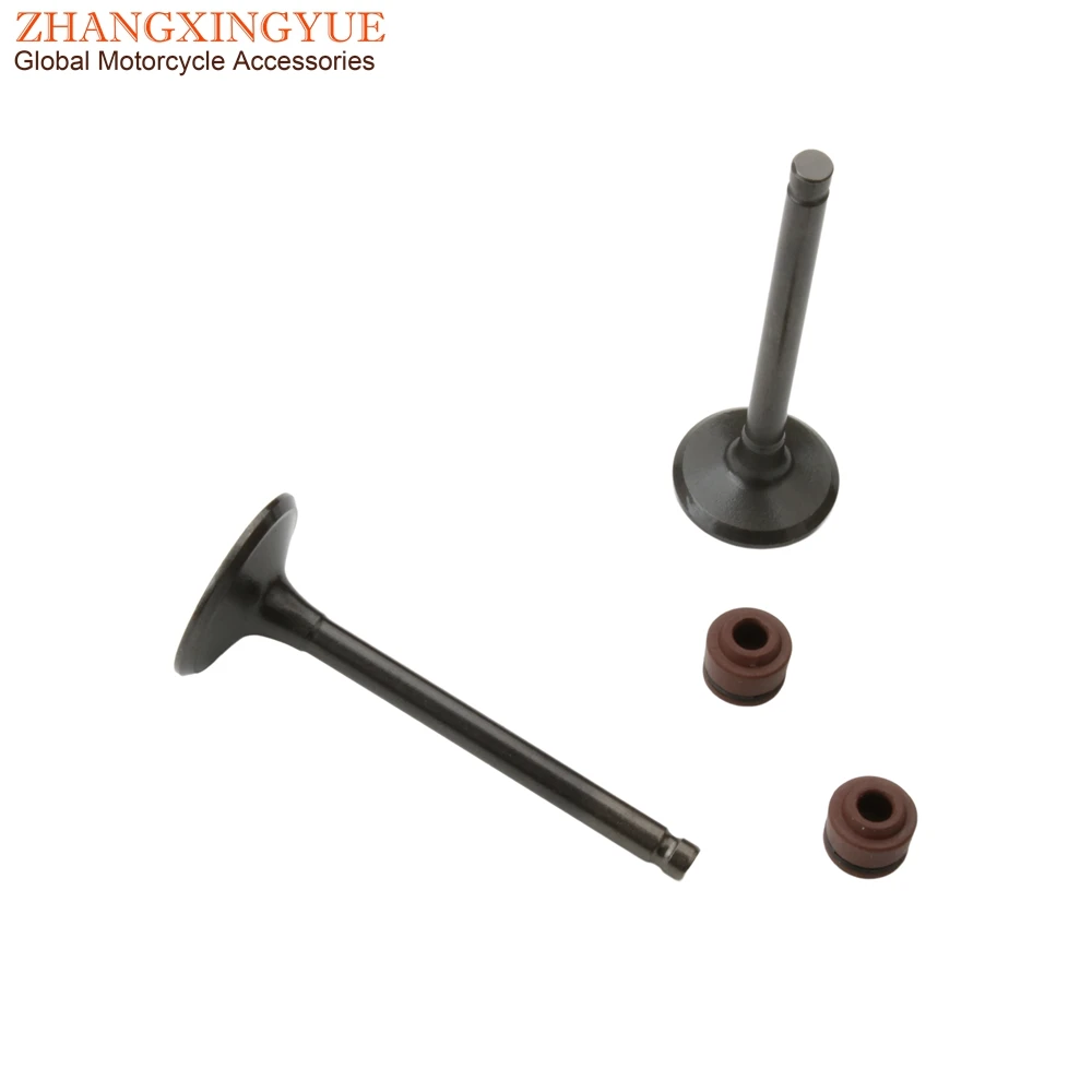 Scooter Intake And Exhaust Valves For SYM Fiddle II 125 Orbit 125cc 14711-H12-A000 14721-GY6-9000 4T