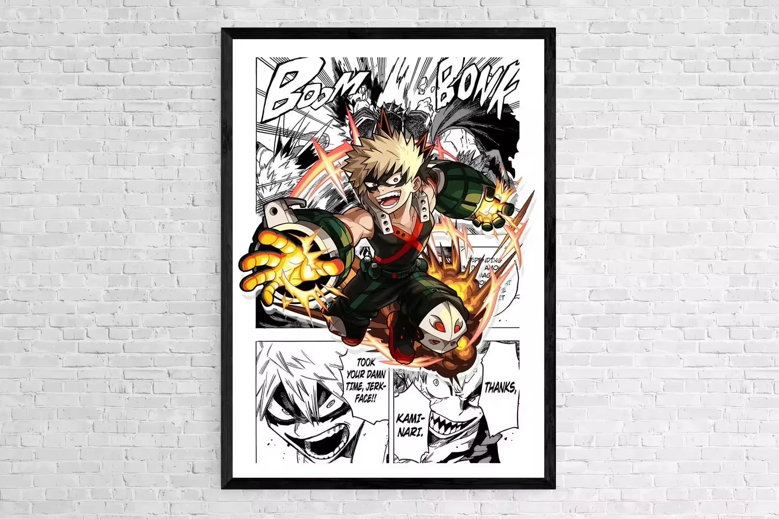 لوحة قماشية أكاديمية البطل ، شخصية أنيمي يابانية ، هجوم على فن تيتان ، ملصق ديكور منزلي لجدار غرفة المعيشة