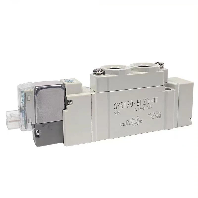 

DC24V 2-position 5-way pilot Operated Pneumatic Solenoid Valve SY5120-5LZD-01