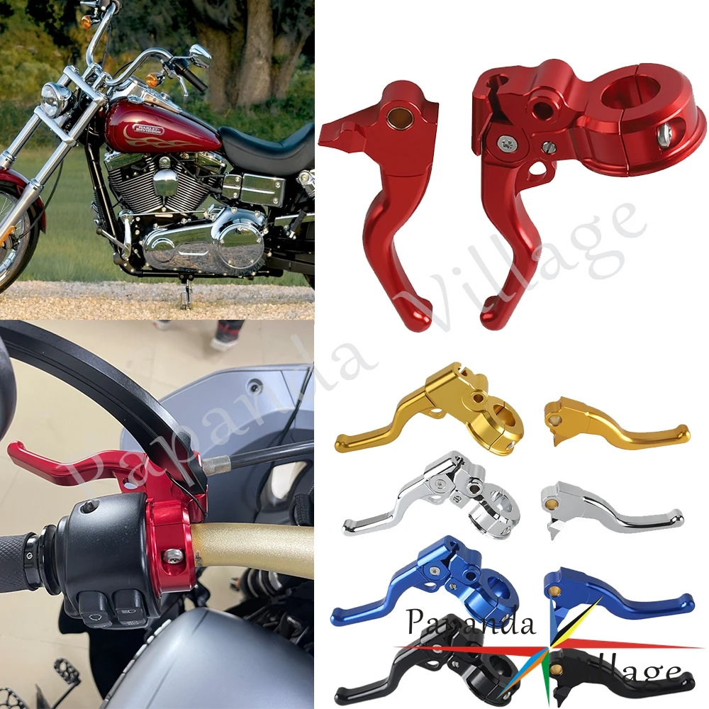 CNC Motorcycle Brake Lever Easier Pull Clutch Hand Control Levers For Harley Touring Road Glide FLTR/I Road King Classic FLHRC/I