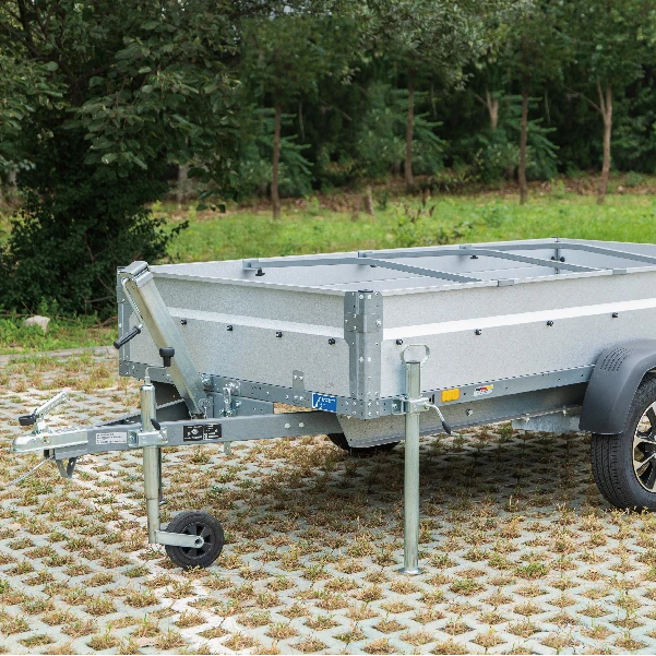 2025 Fabricación de fábrica Ventas Transporte de remolque agrícola Cama baja Remolque agrícola de utilidad Mini remolque de tractor