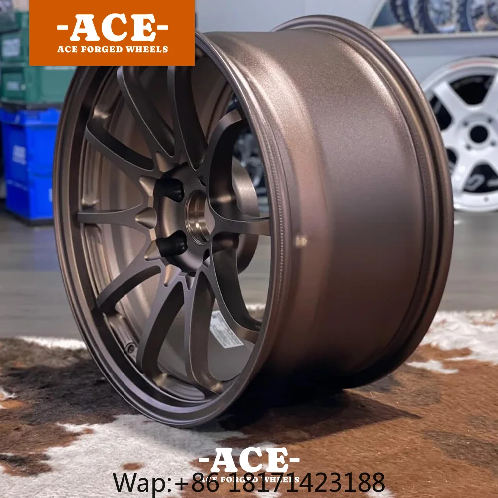 【Hot】ODM Bronze 8‑Spoke Forged Wheel RAYS CE28N‑plus SL Style 17‑24 Inch 5x114.3 5x120 Sport Rim for Honda Civic for Subaru for