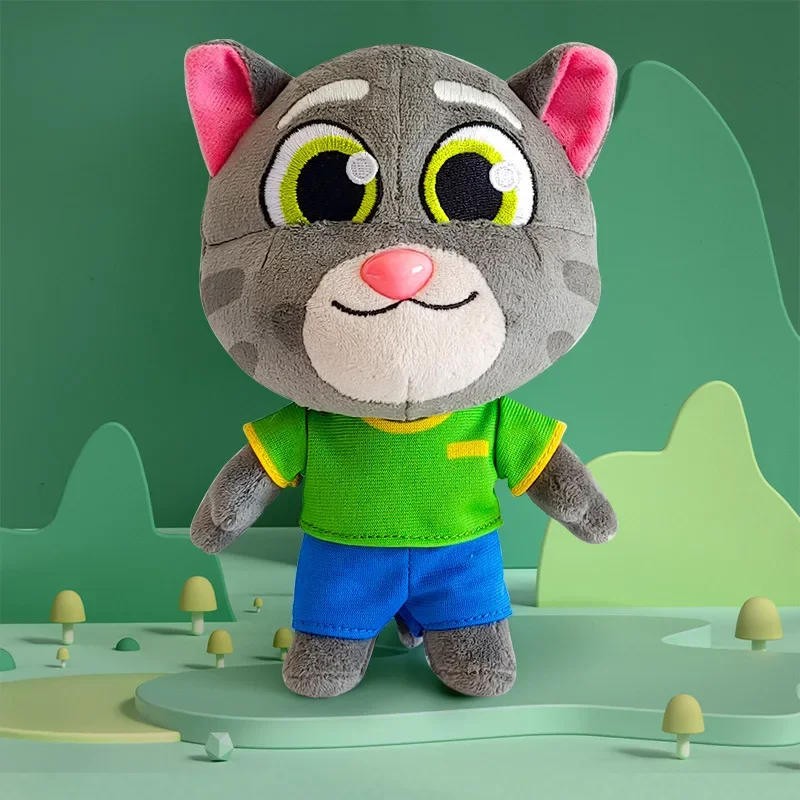 Can't Talk Talking Tom And Friends With Changeable Clothes Plush Doll 18cm Talking Tom Angela Dolls Accompany Gift For Children