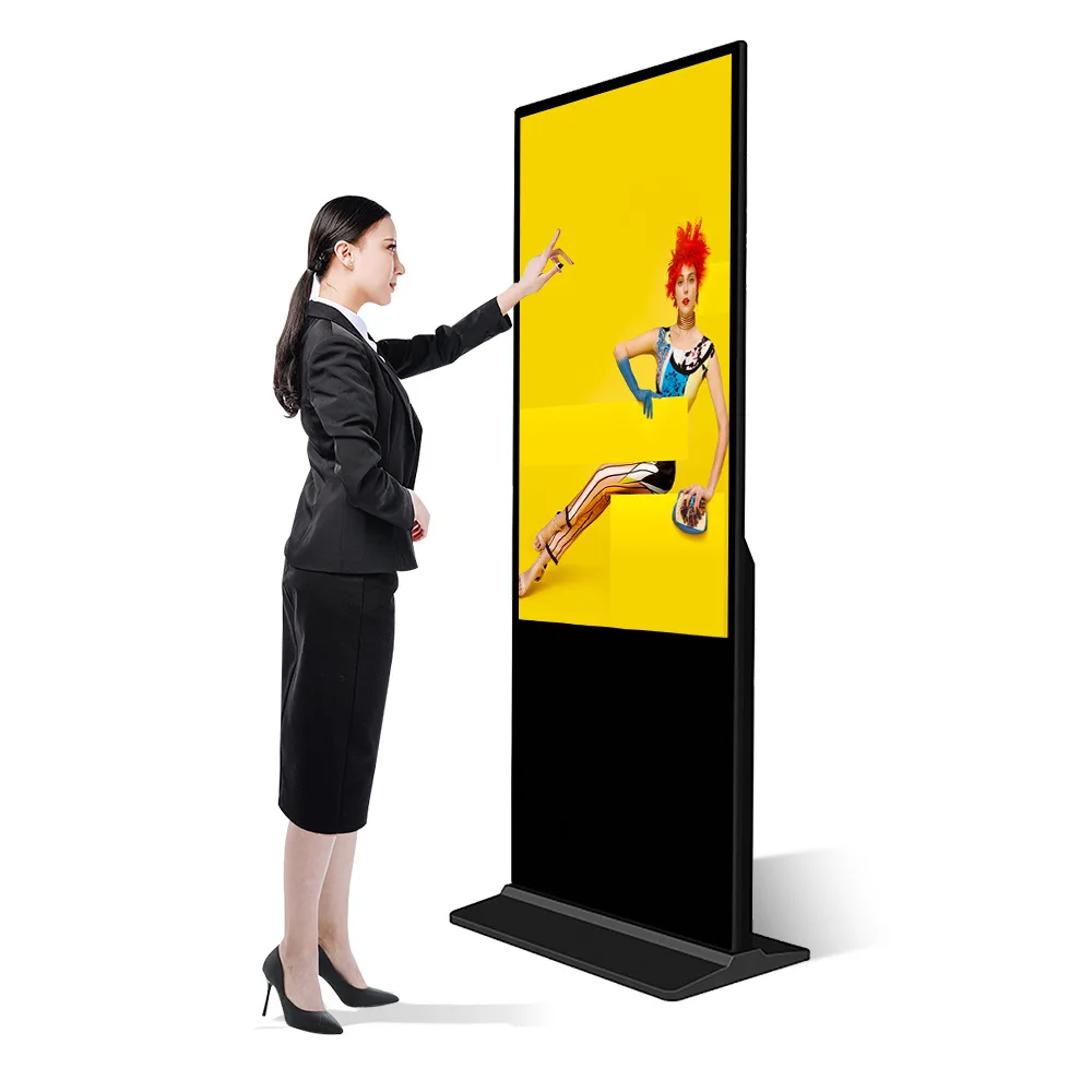 

Wall mounted vertical advertising machine, intelligent LED LCD player