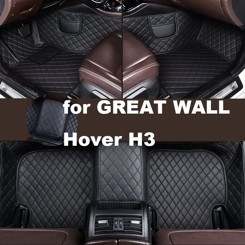 Autohome Car Floor Mats For GREAT WALL Hover H3 2009-2012 Year Upgraded Version Foot Coche Accessories Carpetscustomized