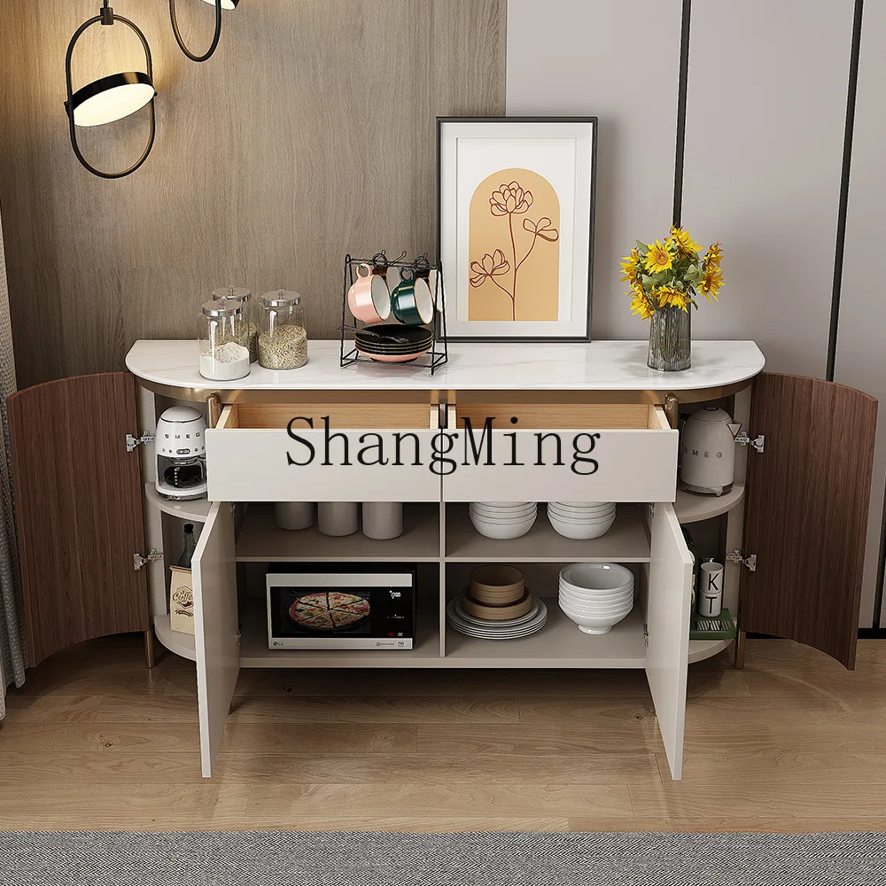 ZYY light luxury medium and ancient style household paint entry door partition cabinet large capacity storage cabinet