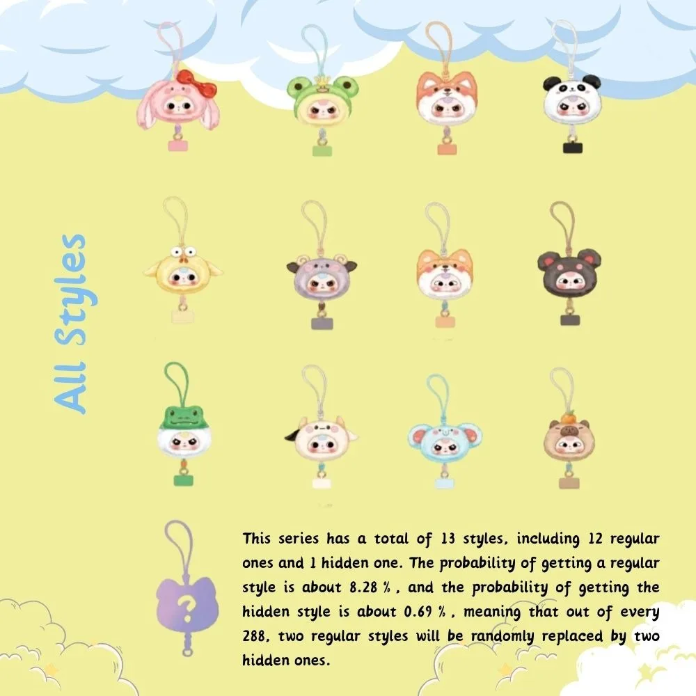Baby Three Phone Lanyard Cute Cartoon Character Anti Loss Rope Adjustable Neck Shoulder Strap for Mobile Phone Keys for Travel view 6