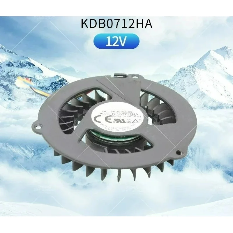 N+ Fan KDB0712HA BQ12 12V 0.70A PWM Heatsink Fan for Samsung SBB