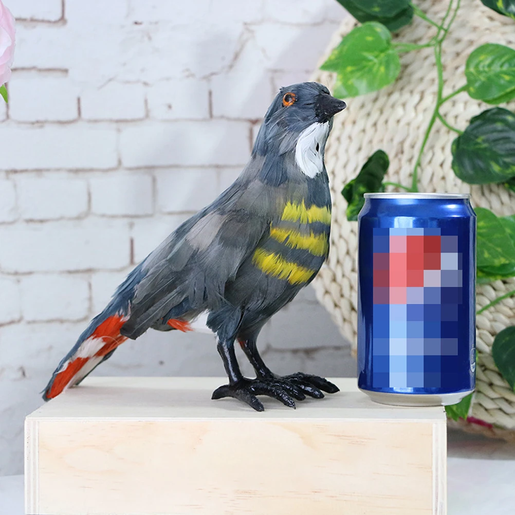 

Lifelike Cuckoo Shaped Decoration Cuckoo Statue Simulated Animal Gift For Kids Friends Relatives Office Mall Show