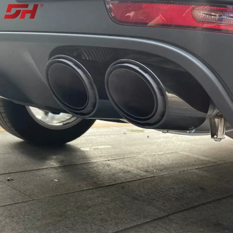 

Exhaust Tailpipe Black Tailpipe Tailpipe Stainless Steel Muffler Exhaust System for Porsche Macan 2014-2023