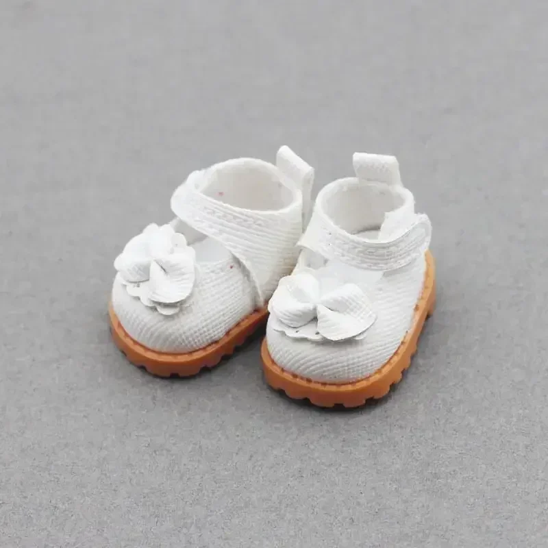 For LABUBU Leather Bow Shoes Suitable for 17cm Cotton Dolls Shoes Boots Toys Casual Sports Shoes Dolls Accessories DIY Doll Toys