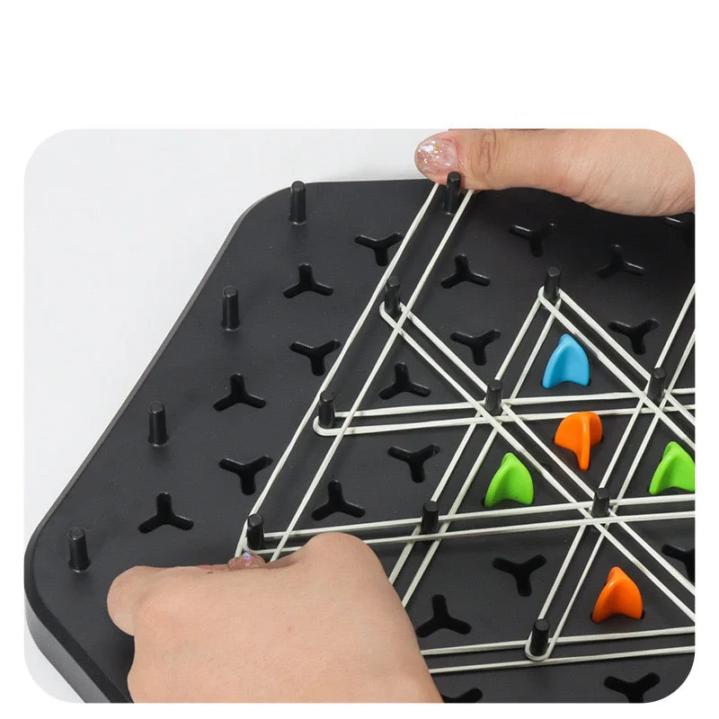 Triangle Chain Chess Splendor Duel Board Game Strategy Game for Kids and Adults Fun Family Game Night Entertainment Tables Game