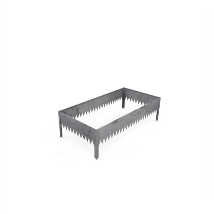 Raised Garden Bed Kit for Outdoor Use, COR-Ten Steel, Rustic Brown, Durable and Weather-Resistant with Easy Assembly