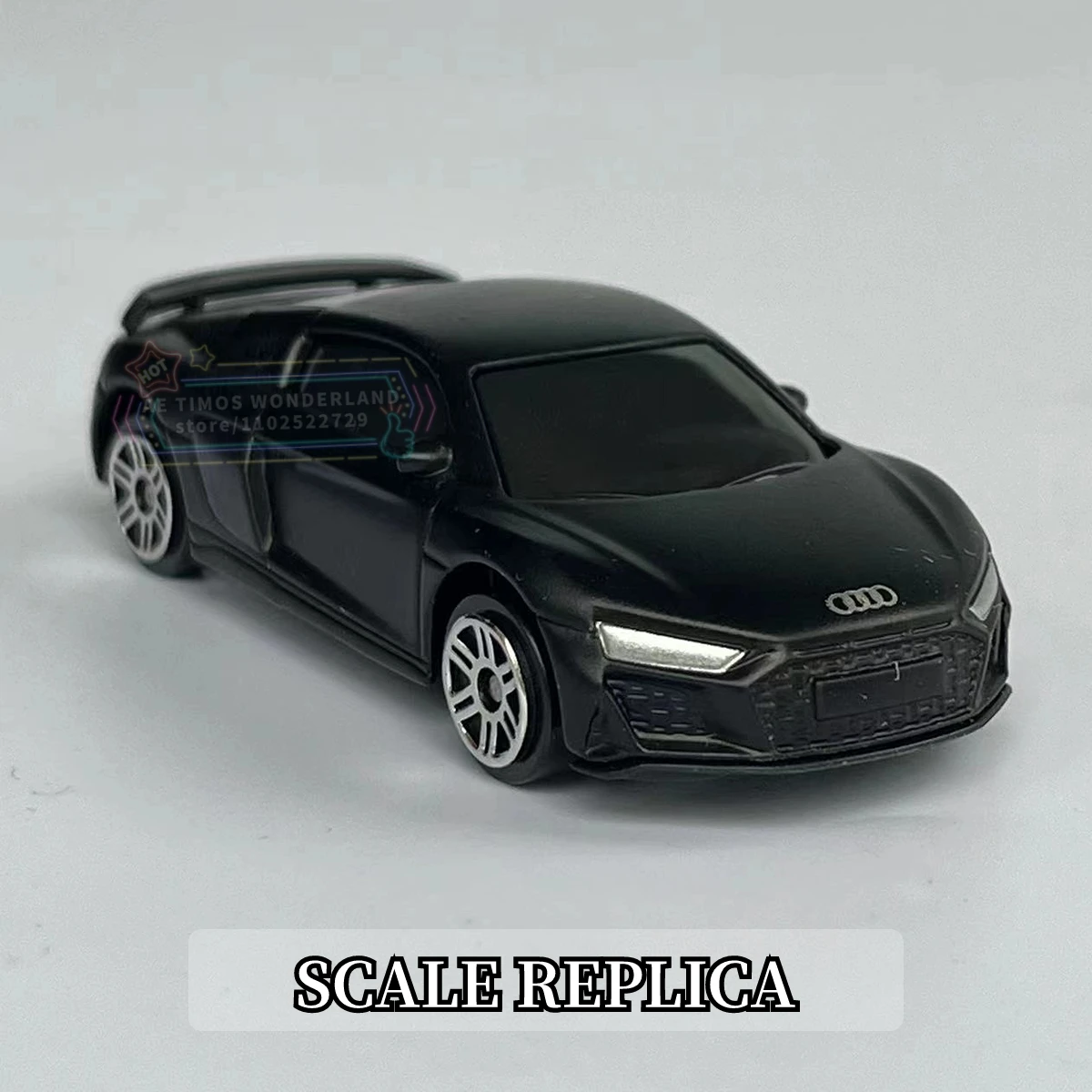 1:64 Car Model Miniature Audi R8 Coupe Scale Replica Diecast Vehicle Collection Home Decor Kid Boy Xmas Toy