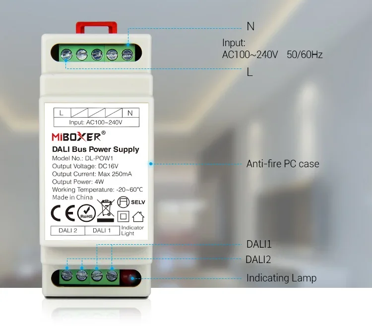 MiBoxer DALI DT8 (DALI 5 IN 1) LED Strip Controller  86 touch panel DP1S DP2S DP3S DALI Bus Power Supplly DIN Rail for led lamps