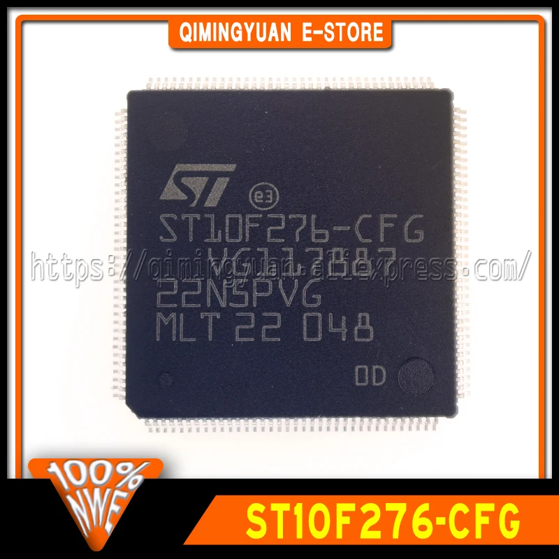 1-10PCS/LOT ST10F276-CFG TQFP144 20x20x1.4mm 16bit MCU with MAC unit up to 832 Kbytes Flash memory and up to 68 Kbytes RAM