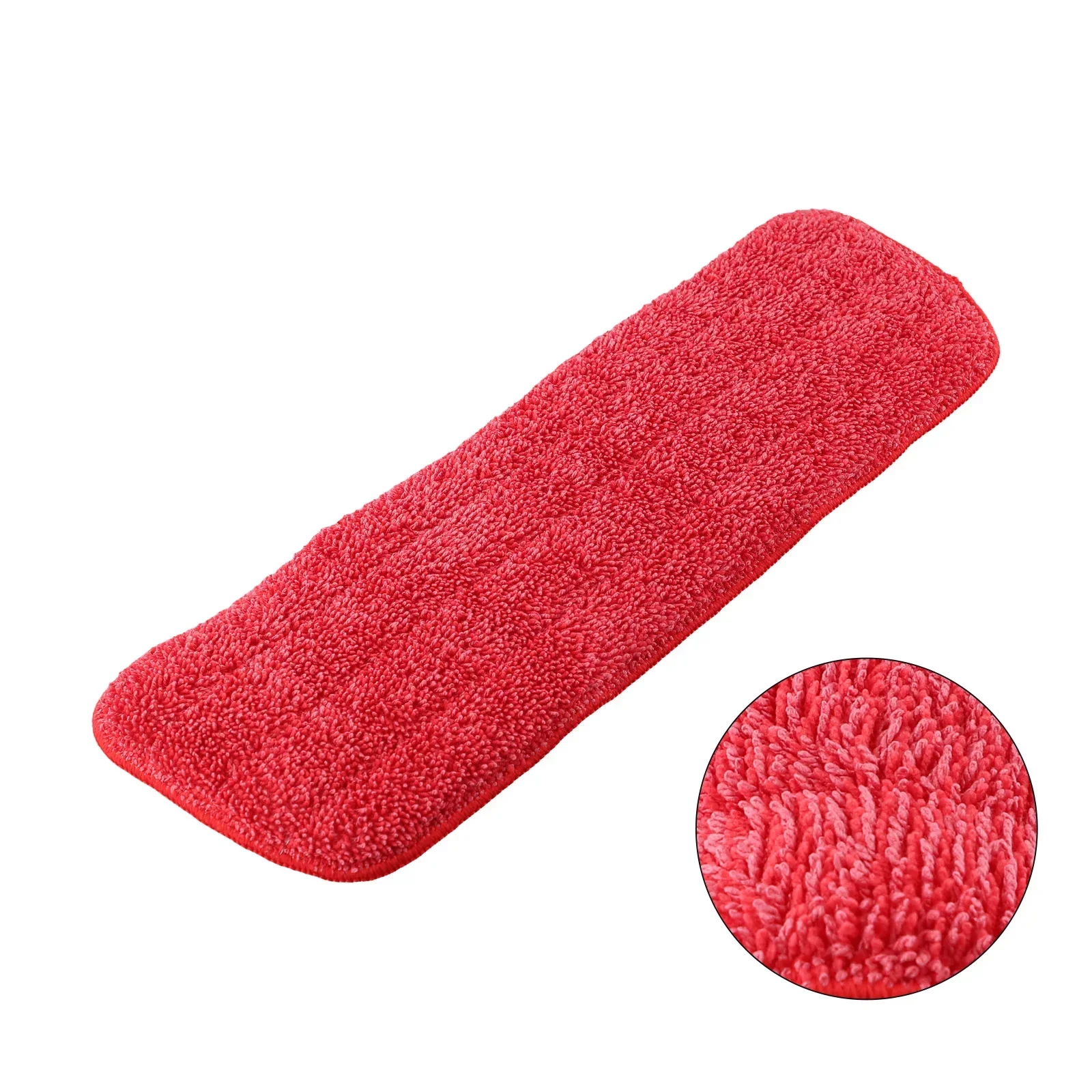 Fiber 14*42cm Practical Reusable Mop Pad Cloth Replacement Color At Random Washable Household Floor Dust Cleaning