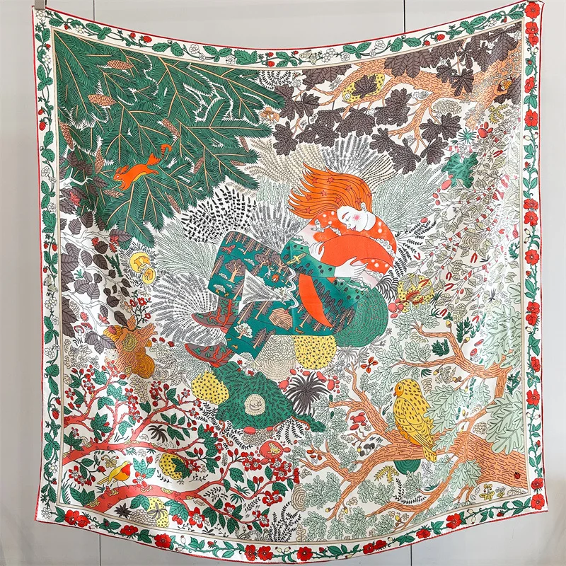 Soft Silk Scarf 110… - image