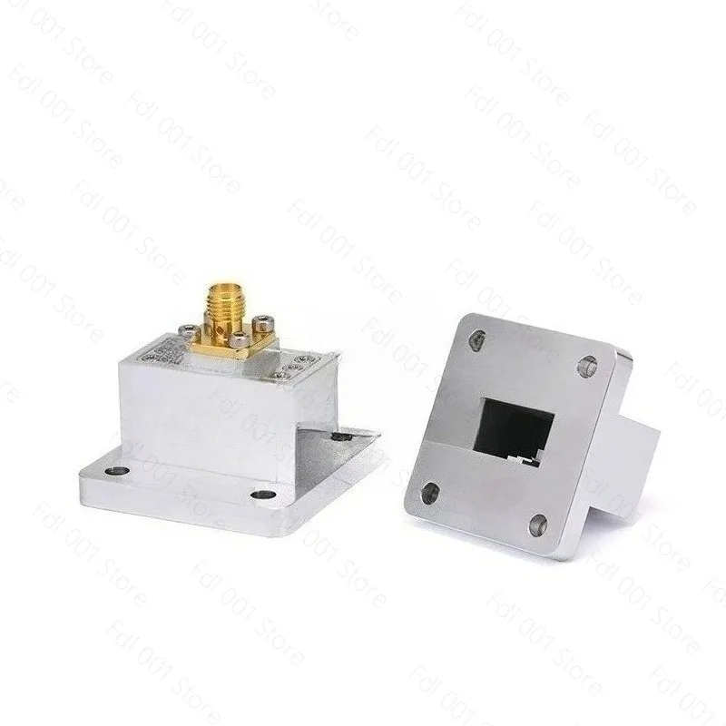 BJ120 (WR75) Waveguide to Coaxial Transition 9.84-15GHz Low VSWR 1.2