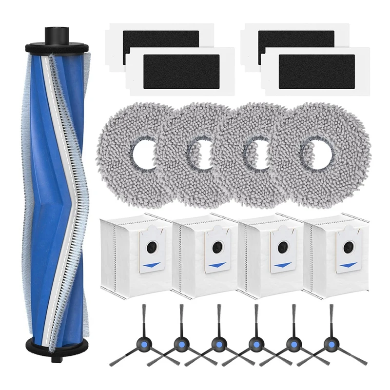 AD-19-Piece Replacement Kit For ECOVACS DEEBOT T30S/T30S COMBO/T30S Pro Vacuum Cleaners