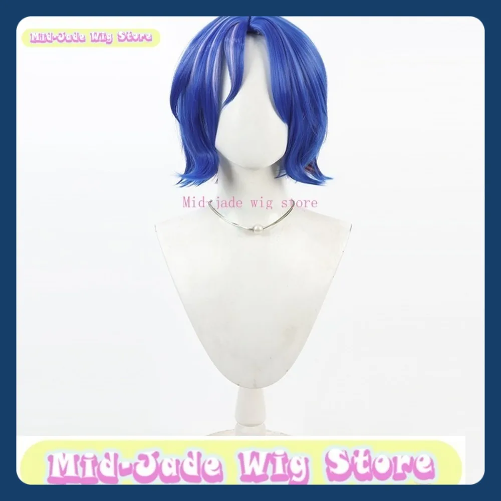 Perruque synthétique mi-jade, magasin Reconguista In G Bellri Zenam, perruque de Cosplay, jeu d'anime, jeu de rôle, fête d'halloween