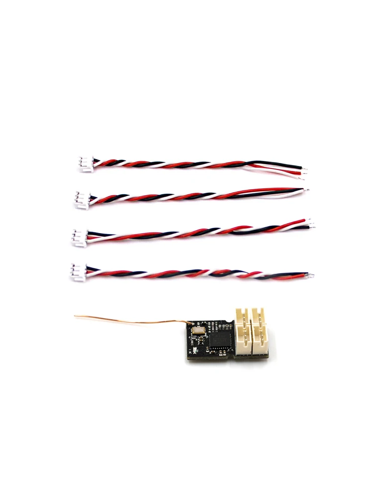 FLYSKY FS-R4M Receiver 2.4GHz 4 Channels Remote Control Receiver with Single Antenna PWM Output for Remote Control Transmitters