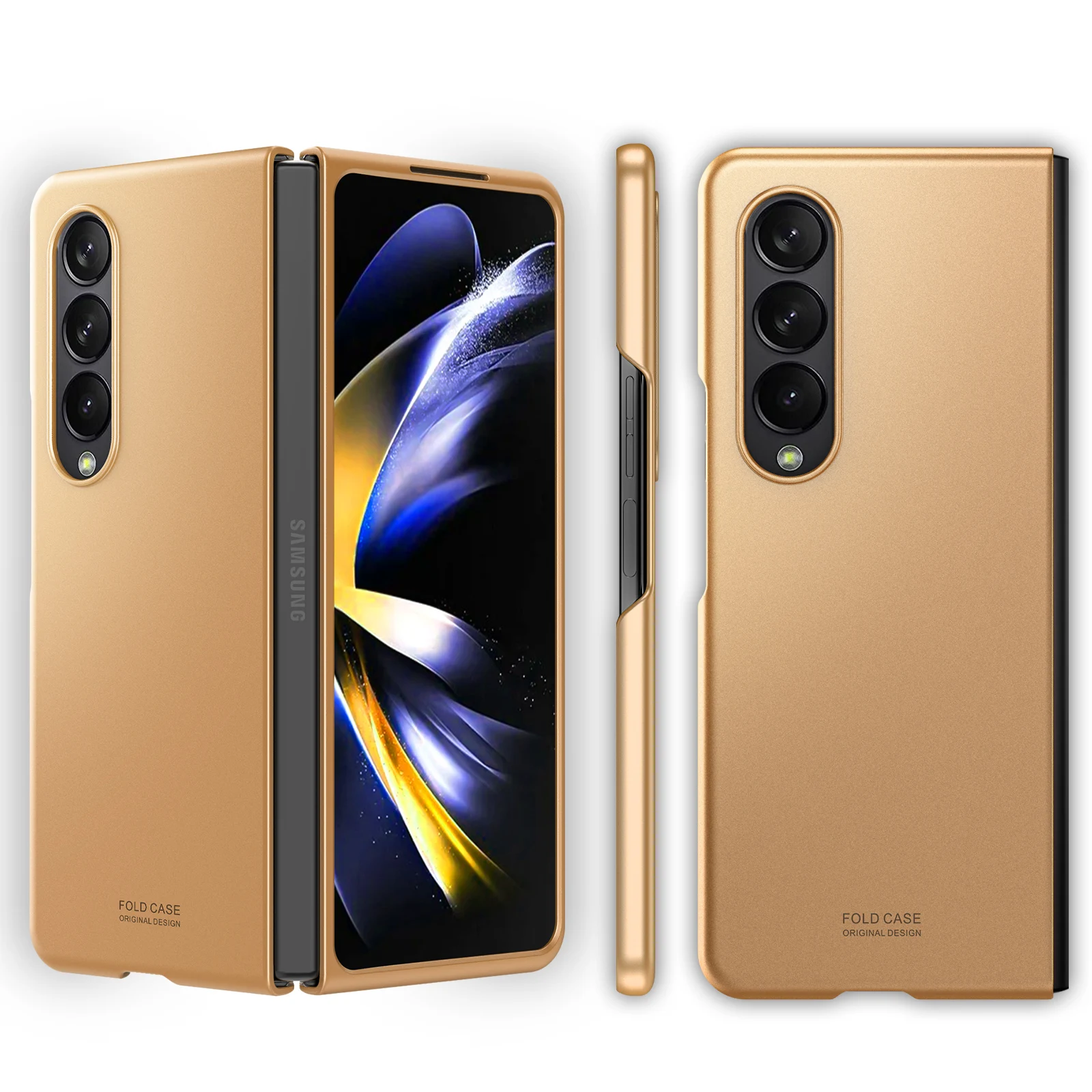Für Samsung Galaxy Z Fold 4, luxuriös, ultradünn, hautfreundlich, matt, faltbar, stoßfest, Schutz, PC-Hartschale, Zubehör – Detail 12