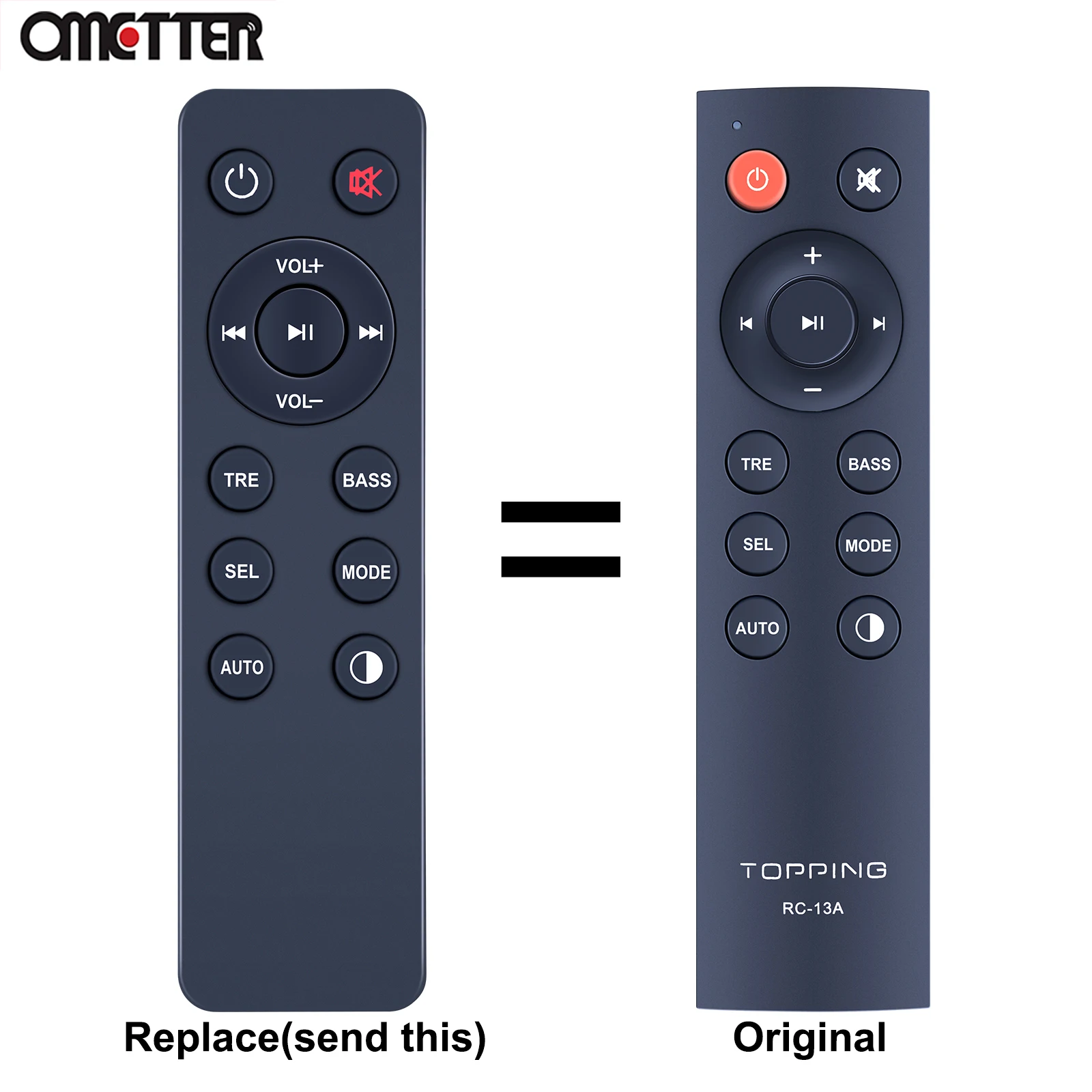 New RC-13A Replacement Remote Control For TOPPING MX3 MX3s Audio Reviews