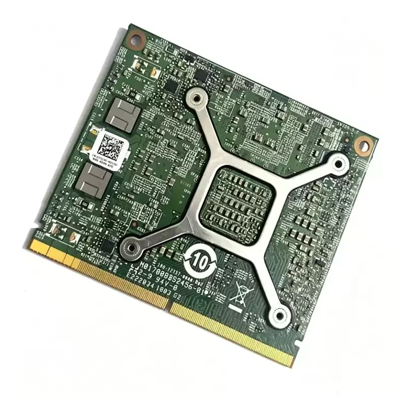 For Original M2200 M2200M 4GB GDDR5 MXM 3.0 Graphics Card N17P-Q3-A1 For Dell M7510 M7520 For hp and For DELL
