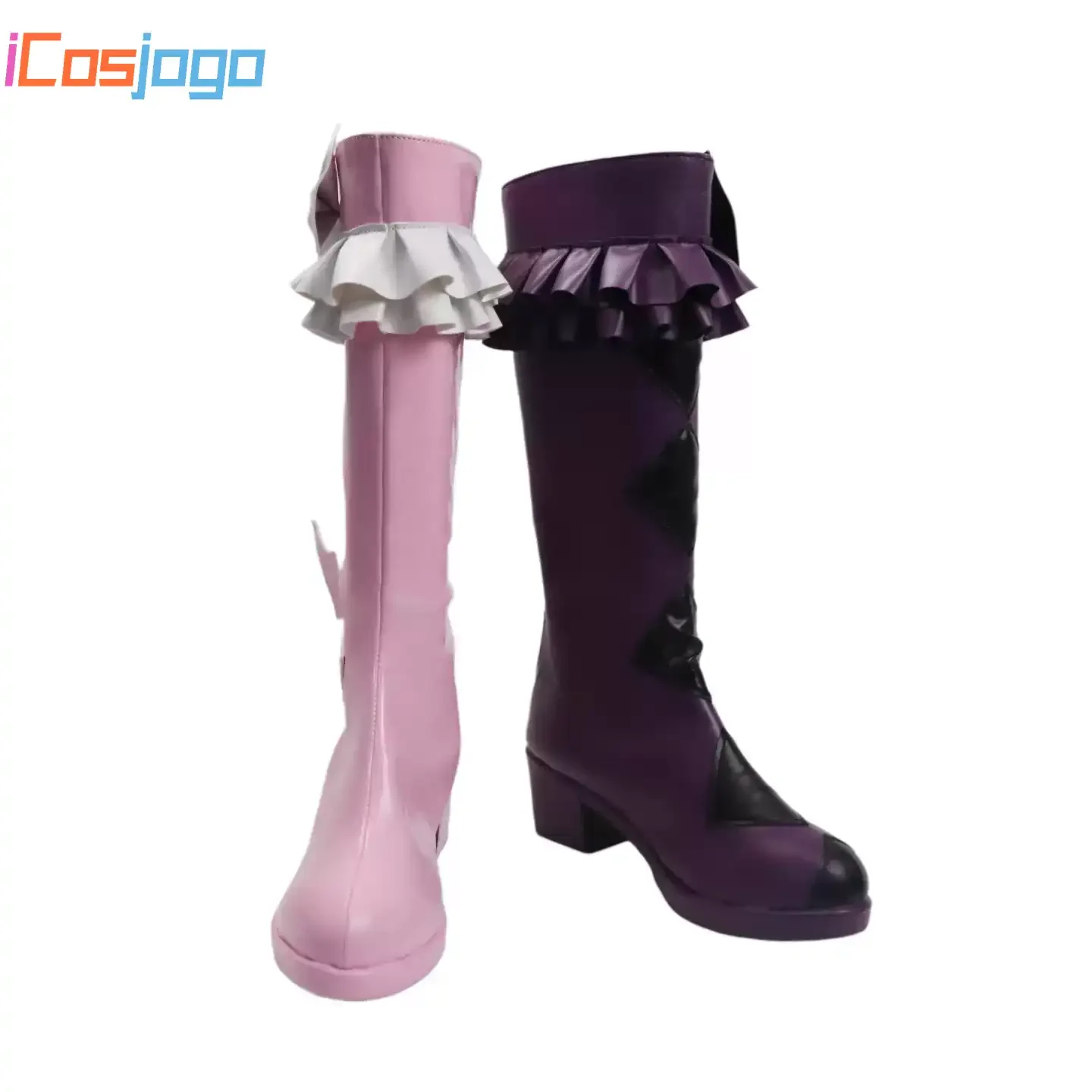 Rainbow Live	Kurisaki Kaname  Cosplay Shoes Halloween Carnival Boots PU Leather Shoes Cosplay Costume Prop