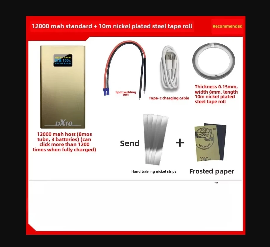 

Mini Portable Handheld Spot Welding Machine Touch Screen Miniature Precision Welder Compact Press Welders AA