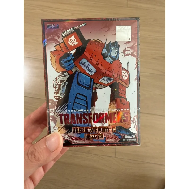 KAYOU Transformers Cards Platinum Vol.1 English Version Hobby Anime Trading Card Game Birthday Holiday Toys Gifts for Kids