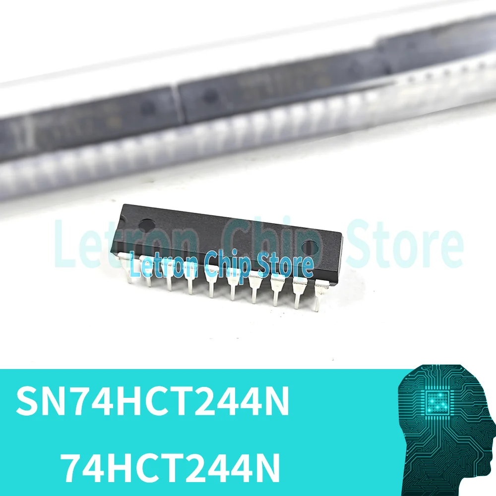 10pcs SN74HCT244N DIP20 HD74HCT244P DIP DIP-20 74HCT244N SN74HCT244 74HCT244 Novos e Originais Buffers Octal