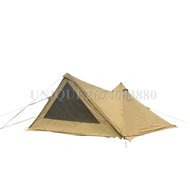 

Large Luxury Glamping Indian Cotton Tent, Outdoor Pyramid, Family Camp, Rainproof