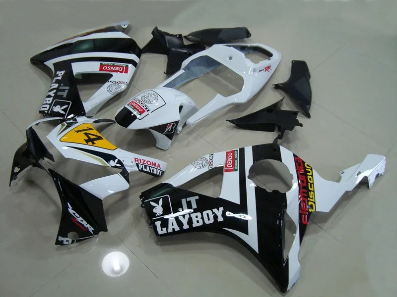 White gloss black Motorcycle Fairing Kit Fit For Honda CBR900RR CBR 900 RR 954 2002 2003 02 03 Bodywork Fairings Custom-Nn