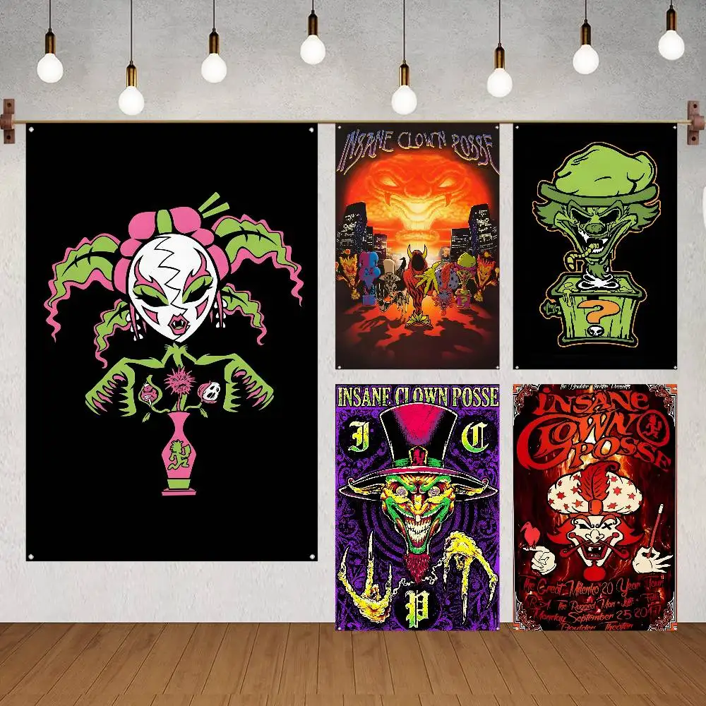 I-Insane C-Clown Posse Band Flagge Benutzerdefinierte Flaggen Wandbehang Wandteppich Outdoor Dekorative Flagge Hintergrund Decke