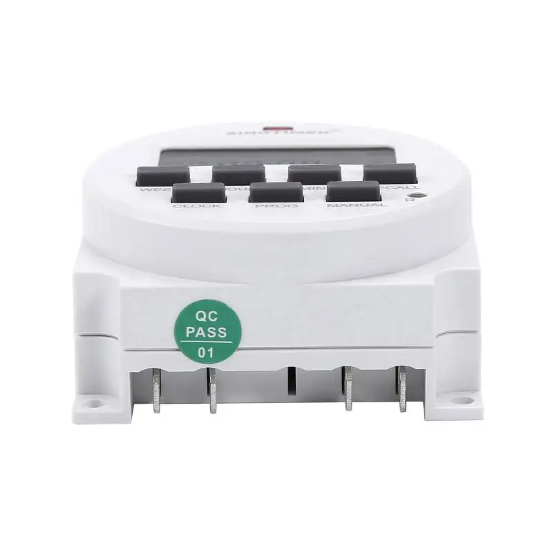 Imagem -06 - Digital Semanal Temporizador Programável Controle de Relé de Tempo dc 12v 24v 110v 120v 220v 230v Volt Saída