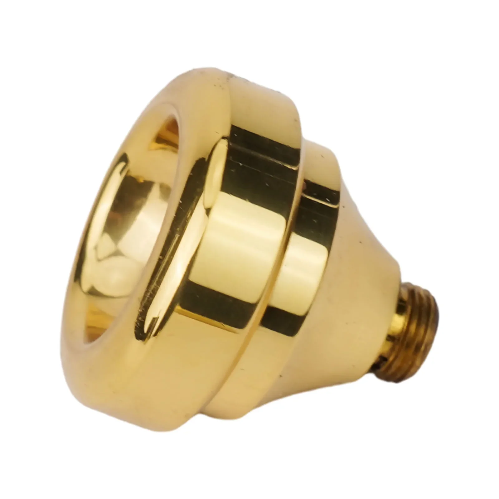 For Trumpet Mouthpiece Kit Brass Material Gold Plated for 7C 3C 1 Models Copper Alloy Designed to Enhance Playing Experience