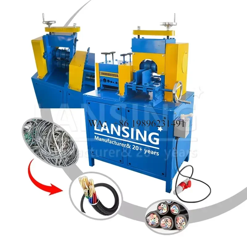 Wmwmnu Multicore Cable Cutting and Stripping Wire Stripper Combination for Cable Manufacturing Equipment