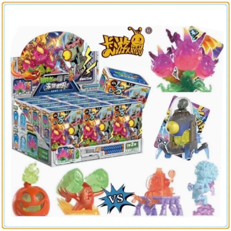 

В наличии оригинальные KAYOU Plants Vs. Zombies, мини-резиновая кукла, игра, слепая коробка, коллекционные праздничные игрушки, подарки