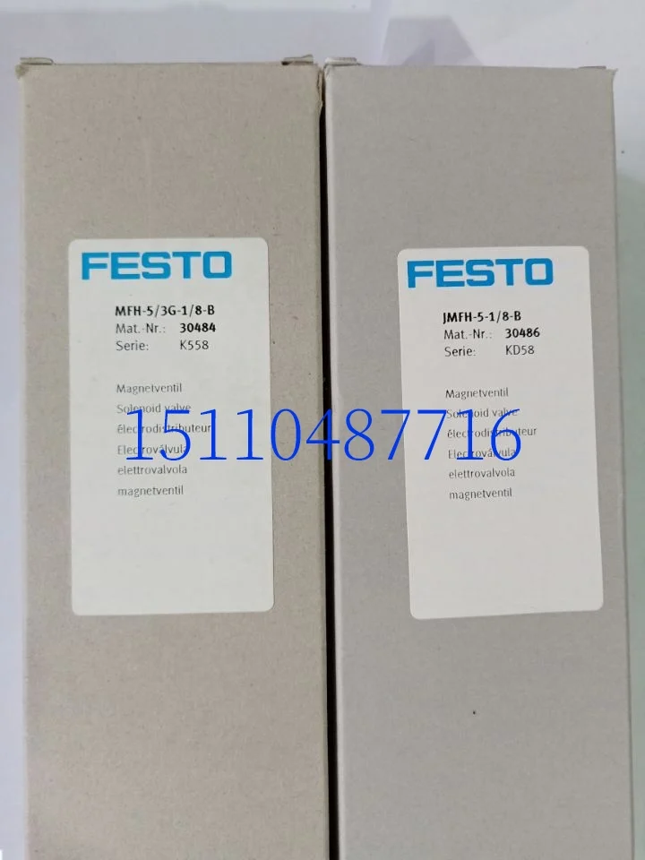 FESTO Festo Solenoid Valve MVH-5/3B-1/8-B 30480 Genuine Stock