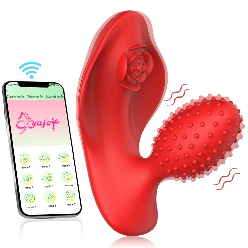 YAFEI APP Controllo Indossare Invisibili Vibratori per Le Donne Massaggiatore Vibra Il Clitoride G Spot Salto Uovo Prodotti Del Sesso Giocattoli Del Sesso Giocattolo Per Adulti