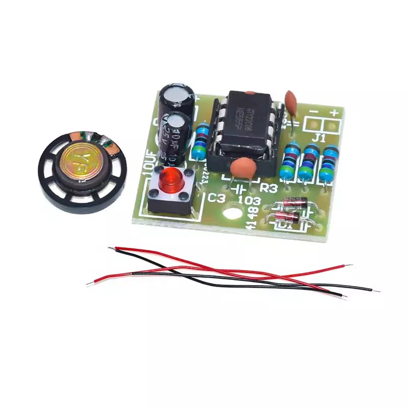 NE555 Doorbell Suite Electronic Production Doorbell Suite DIY Kit Ding dong doorbell PCB welding laboratory