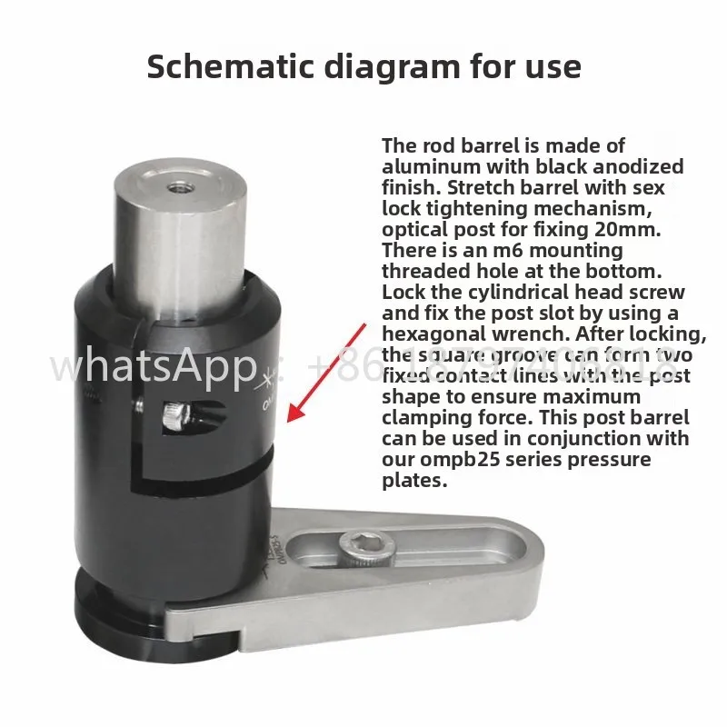 Seri OMPH20\ Barel Adaptor 20mm\ Kursi Pemasangan