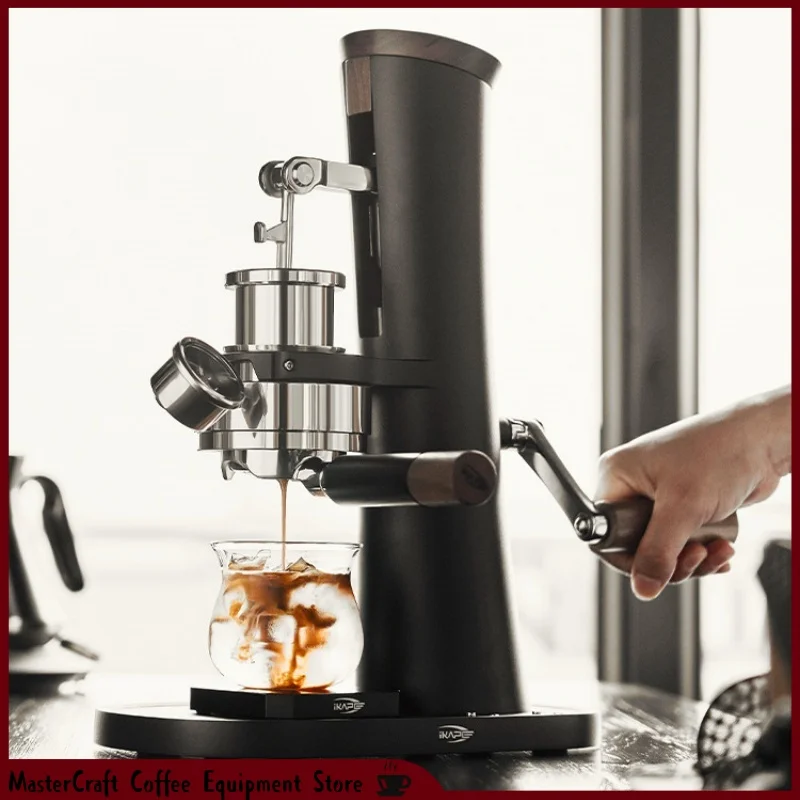 IKAPE Yaoguang i9 Manual Coffee Maker Espresso Manual Variable Pressure E61 Manual Coffee Maker 58mm For Coffee Lovers In Stock